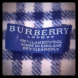 Vintage Burberry Lambswool Scarf